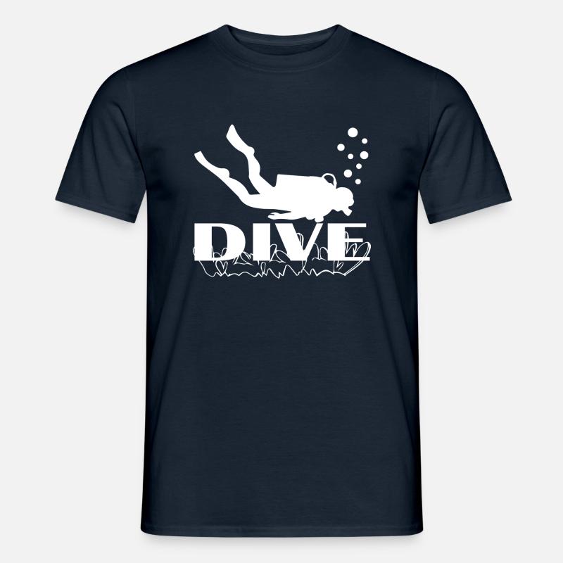 Diving Dive Dive - Men's T-shirt - navy