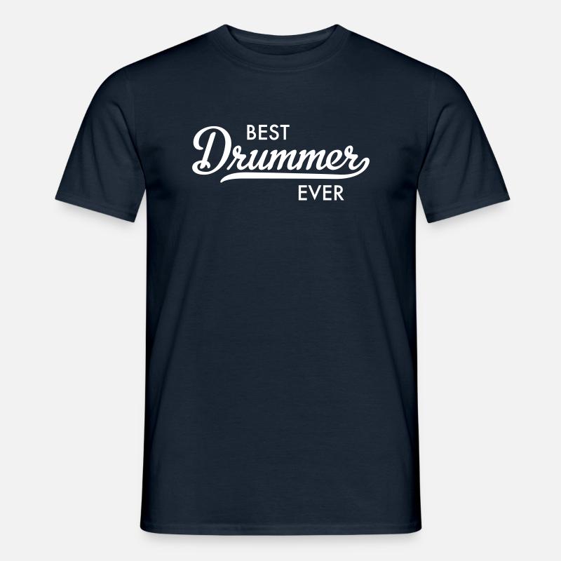 Drummer - Männer T-Shirt - Navy