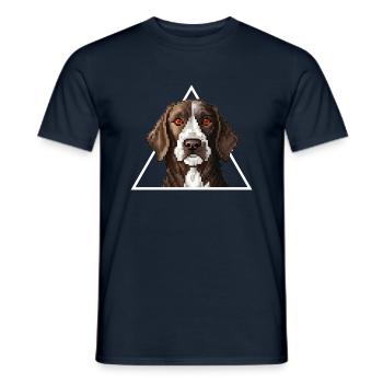 Cooper - Männer T-Shirt - Navy - Vorne - AI Model Male 178 light (178cm)