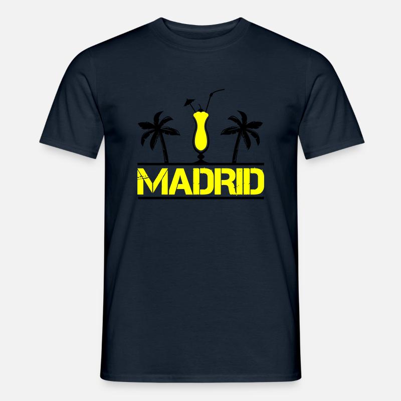madrid - Männer T-Shirt - Navy