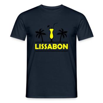Lisbonne - T-shirt homme - marine - Devant - AI Model Male 178 light (178cm)