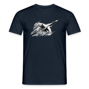 Combattant - T-shirt homme - marine - Devant - AI Model Male 178 light (178cm)