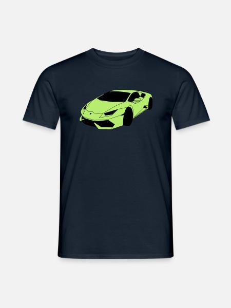 Lambo Sports Car - Men's T-Shirt - navy