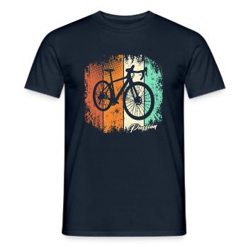 Vélo de route Vélo Cyclisme Cyclisme - T-shirt homme - marine - Devant - AI Model Male 178 light (178cm)