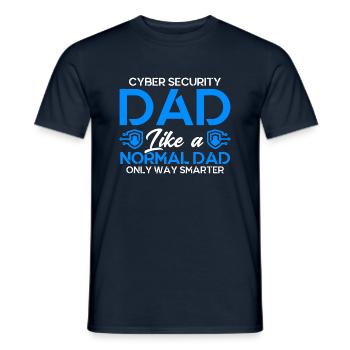 Network Security Specialist Gift - Men's T-Shirt - navy - Front - AI Model Male 178 light (178cm)