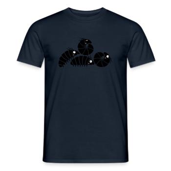 Asselhaufen - Männer T-Shirt - Navy - Vorne - AI Model Male 178 light (178cm)