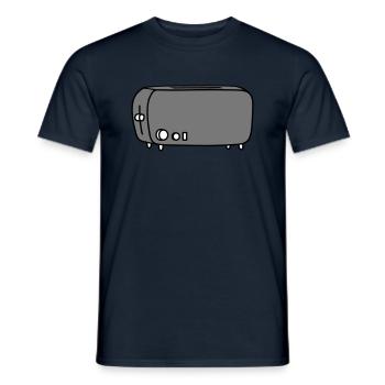 toaster brot toasten - Männer T-Shirt - Navy - Vorne - AI Model Male 178 light (178cm)