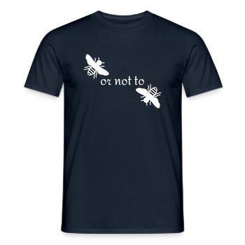 Abeille ou pas abeille - T-shirt homme - marine - Devant - AI Model Male 178 light (178cm)