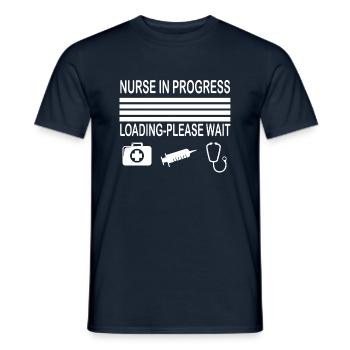 Nurse - T-shirt homme - marine - Devant - AI Model Male 178 light (178cm)