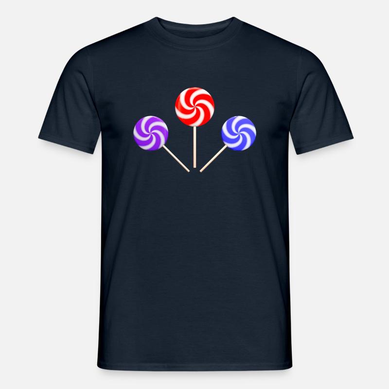 Lutscher - Männer T-Shirt - Navy