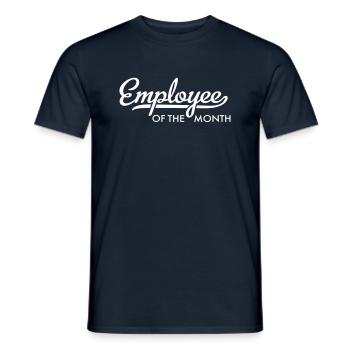 Employé du mois - T-shirt homme - marine - Devant - AI Model Male 178 light (178cm)