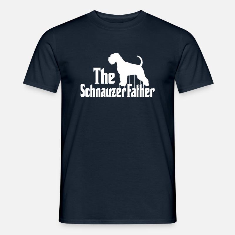 Drôle Schnauzer Master Parodie Schnauzer Géant - T-shirt homme - marine
