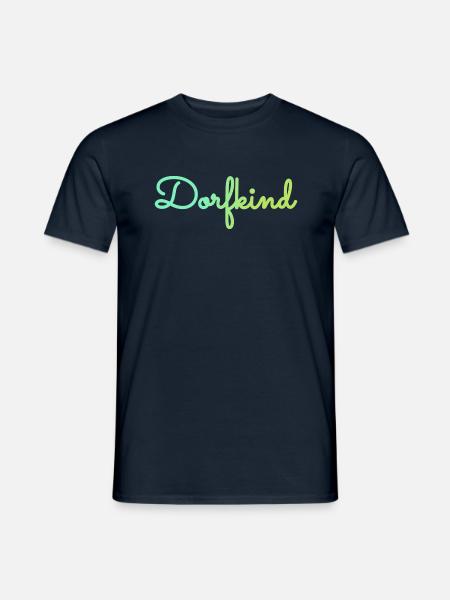 Dorfkind - Männer T-Shirt - Navy