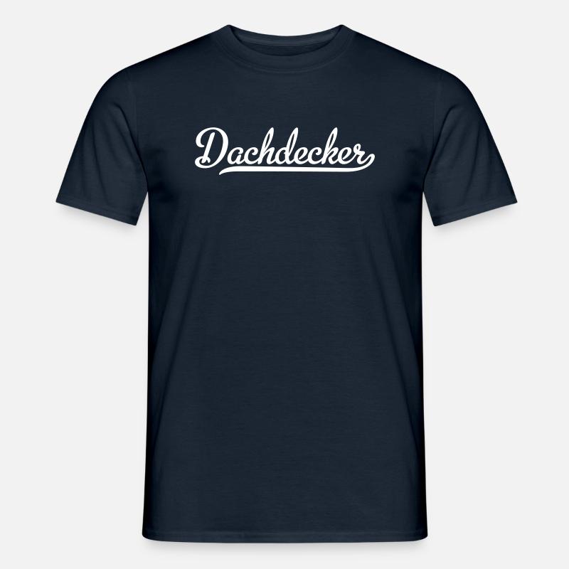 Dachdecker - Männer T-Shirt - Navy