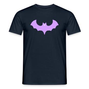 Mois de l’appréciation des chauves-souris - Mignon Fledermaus Halloween - T-shirt homme - marine - Devant - AI Model Male 178 light (178cm)