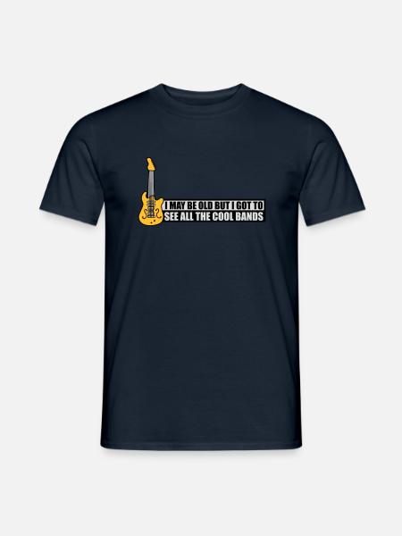 I may be old - Men's T-Shirt - navy