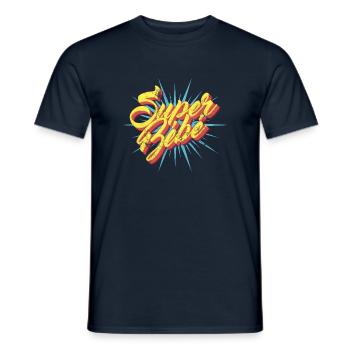 Super Bébé - Famille Héros Vintage - T-shirt homme - marine - Devant - AI Model Male 178 light (178cm)