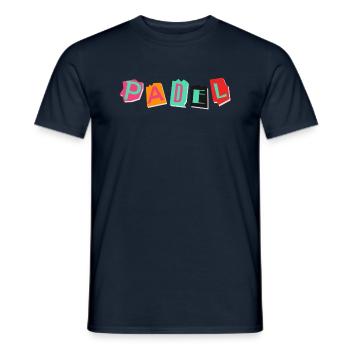 Ideal gift for Padel lovers - Men's T-Shirt - navy - Front - AI Model Male 178 light (178cm)