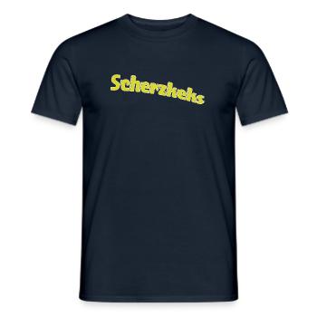 Scherzkeks - Männer T-Shirt - Navy - Vorne - AI Model Male 178 light (178cm)