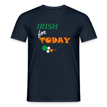 St. Patrick's Day 2026, St. Patty's Day, 2026 - Men's T-Shirt - navy - Front - AI Model Male 178 light (178cm)