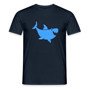 hai comic - Männer T-Shirt - Navy - Vorne - AI Model Male 178 light (178cm)