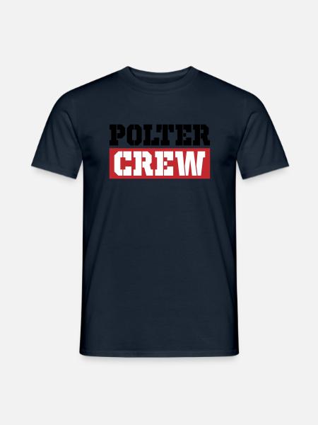 Polter Crew - Männer T-Shirt - Navy