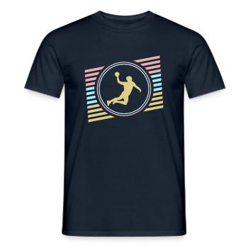 handball - T-shirt homme - marine - Devant - AI Model Male 178 light (178cm)