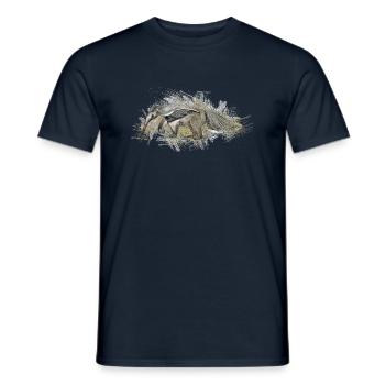 Fourmilier - T-shirt homme - marine - Devant - AI Model Male 178 light (178cm)
