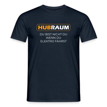 Hubraum - Männer T-Shirt - Navy - Vorne - AI Model Male 178 light (178cm)