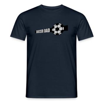 Sport Design Soccer Dad - Männer T-Shirt - Navy - Vorne - AI Model Male 178 light (178cm)