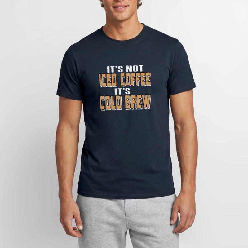Non è un caffè freddo è freddo Freddo Cool Divertente T-shirt uomo