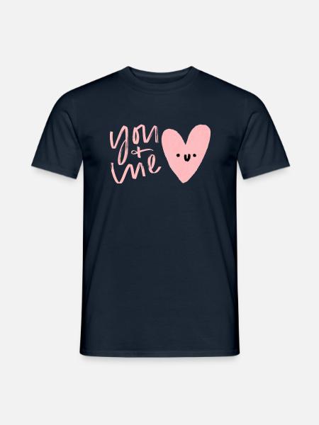 Te amo - Camiseta hombre - azul marino