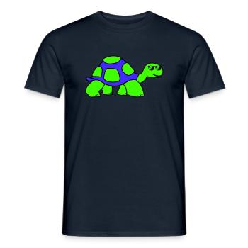 cool turtle - Männer T-Shirt - Navy - Vorne - AI Model Male 178 light (178cm)
