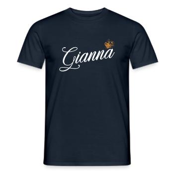 Gianna Nom pour les femmes Enfants Bambins - Gianna - T-shirt homme - marine - Devant - AI Model Male 178 light (178cm)