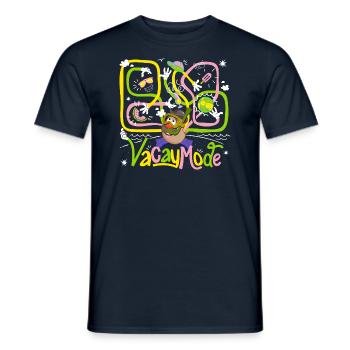Mr. Potato Head Vacay Mode - Men's T-Shirt - navy - Front - AI Model Male 178 light (178cm)