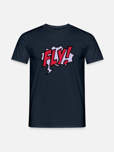 fly - Men's T-Shirt - navy