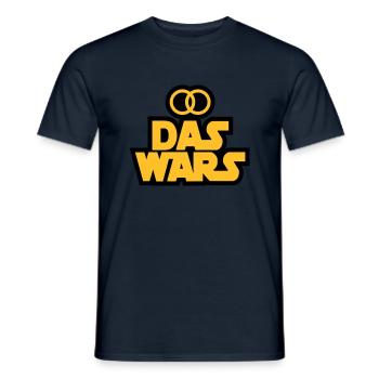 Das Wars - Männer T-Shirt - Navy - Vorne - AI Model Male 178 light (178cm)