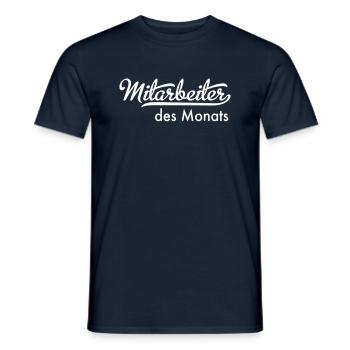 Mitarbeiter des Monats - Männer T-Shirt - Navy - Vorne - AI Model Male 178 light (178cm)