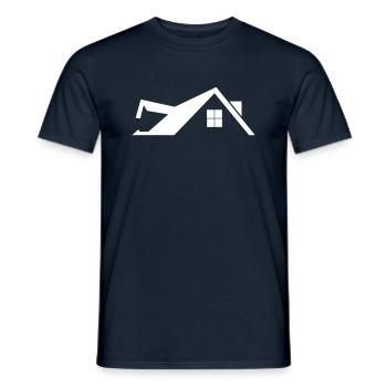 Toit - T-shirt homme - marine - Devant - AI Model Male 178 light (178cm)