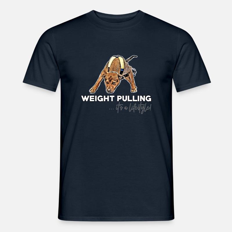 Weight Pulling ... it's a lifestyle! - Männer T-Shirt - Navy