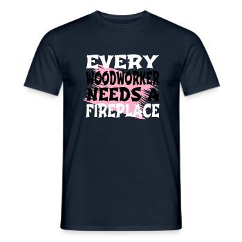 funny quote peace present family gift idea - Männer T-Shirt - Navy - Vorne - AI Model Male 178 light (178cm)