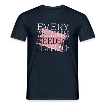 birthday present funny jokes apprentice - Männer T-Shirt - Navy - Vorne - AI Model Male 178 light (178cm)