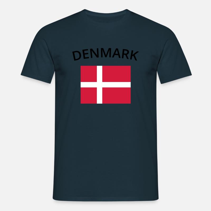 denmark - Men's T-Shirt - navy