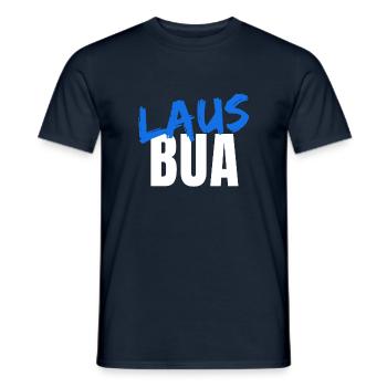 LAUSBUA - Männer T-Shirt - Navy - Vorne - AI Model Male 178 light (178cm)