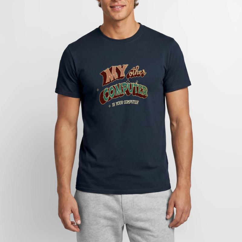 hacking coding hacking hack out glitch present Männer T-Shirt