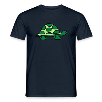 turtle - Men's T-Shirt - navy - Front - AI Model Male 178 light (178cm)
