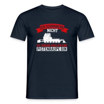 Ich Schnarche Nicht - Ich Träume ich wäre eine Pis - Männer T-Shirt - Navy - Vorne - AI Model Male 178 light (178cm)