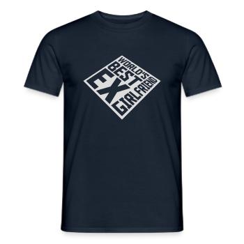 worlds best ex girlfriend - Männer T-Shirt - Navy - Vorne - AI Model Male 178 light (178cm)