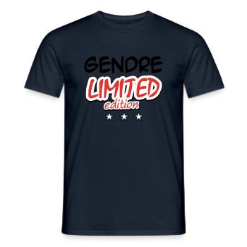 GENDRE LIMITED EDITION - Männer T-Shirt - Navy - Vorne - AI Model Male 178 light (178cm)