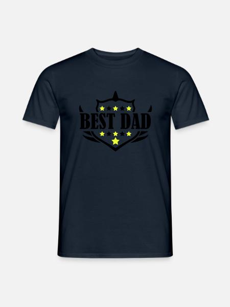 best dad - Men's T-Shirt - navy